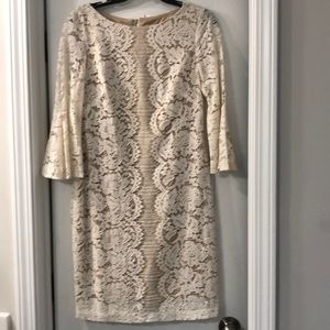 Ivory lace dress
